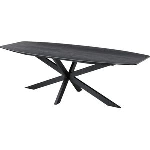 Eettafel Alicia Keramisch Grijs Deens Ovaal 200cm - Giga Meubel