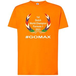T-SHIRT World Champion Max - Formule 1 - Go Max - Heren - large