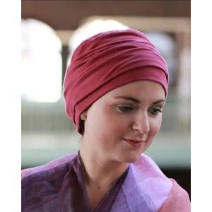 Lookhatme - chemo muts dames - Noa Rood - chemo mutsjes - chemo hoofdbedekking