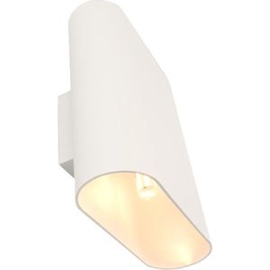 Olucia Rodigo - Moderne Up down wandlamp - Metaal - Wit