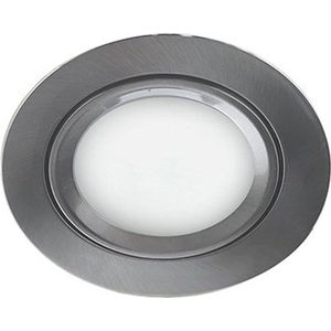 Fonkel Ondiepe inbouwspot - White & Color - rond NIKKEL 8Watt IP65 - Zigbee 3