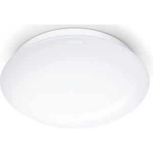 Binnenlamp met sensor - RS 16 L HF-sensor - Registratiehoek van 360° - Reikwijdte 3-8 m - E27-fitting - IP44 - Opaalglas - Wit - 27.5 x 27.5 x 9.5 cm