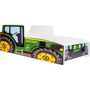 Autobed - John Deer Groen - tractor kinderbed - 140x70cm