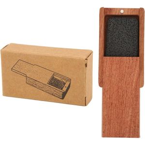 Houten Kist Etherische Olieverspreider met Geurverspreidende Steen voor Auto Kantoor Slaapkamer Yoga