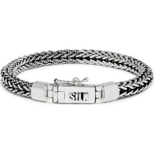 SILK Jewellery - Zilveren Armband - Roots - 164.19 - Maat 19,0
