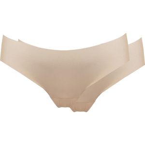 MAGIC Bodyfashion Dream Organics Thong (2-Pack) Latte Vrouwen - Maat XXL