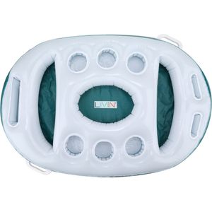 LIVIN' Deluxe Opblaasbare Spa Bar - Whirlpools – Drijvend Dienblad – Spa Drankenhouder – Hottub Accessoires - Spa Drankhouder - Drijvende Bar - Geschikt voor Jacuzzi, Spa’s en Zwembaden