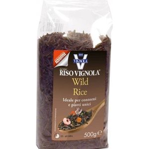 Riso Vignola Wilde rijst zwarte grasvariant, zak 500 gr