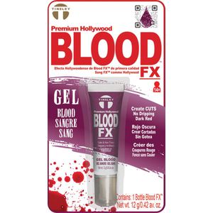 Partychimp Premium FX Hollywood Nep Bloed Opgedroogd Donkerrood Bloed Gel Nep Wond Halloween Accesoires - 14 g