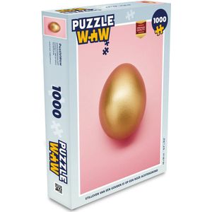 Puzzel Ei - Goud - Roze - Legpuzzel - Puzzel 1000 stukjes volwassenen