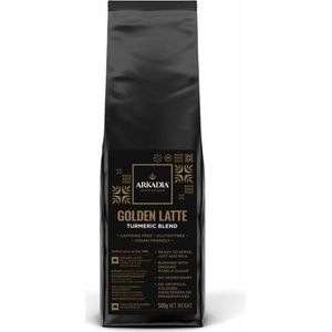 Arkadia Chai Tea Golden Latte (Kurkuma) 500gr. Powder Cafe Beverage Turmeric(wordt ook geleverd in een verpakking van 500g )