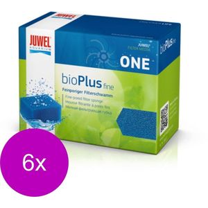 Juwel Bioplus Fine One - Filtermateriaal - 6 x Blauw 2 stuks