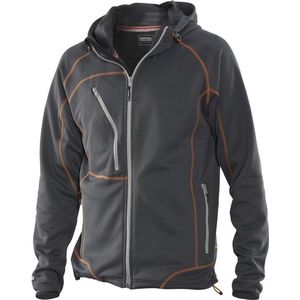 Jobman 5152 Hoodie 65515253 - Donkergrijs/Oranje - 3XL