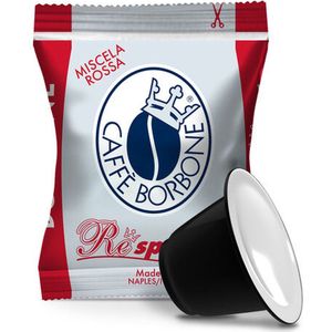100 capsules Caffè Borbone RED blend compatible Nespresso