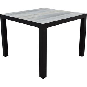 Fresno dining tuintafel 100x100xH74cm antraciet