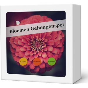 memo Geheugenspel Bloemen - Kaartspel 70 kaarten - gedrukt op karton - educatief spel - geheugenspel