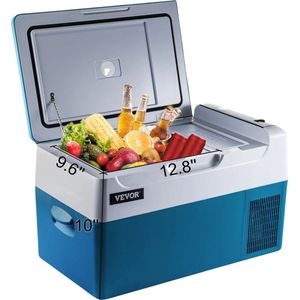 Vevor - Auto Koelbox - Koelbox Elektrisch - Elektrische Koelbox 12 en 230V - Koelbox Auto - 24V - 22L - 45W - Blauw