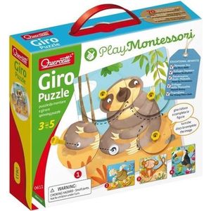 Quercetti Draaipuzzel Giro Dieren Junior Pvc 29-delig