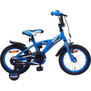 Amigo BMX Turbo Jongensfiets - Kinderfiets 14 Inch - Blauw