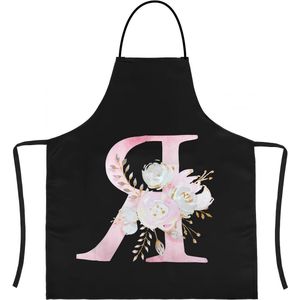 Zwarte Schort Voor Vrouwen - Gepersonaliseerd en Waterdicht - Keuken- en Chef-schort voor Mannen en Vrouwen (1st-R)