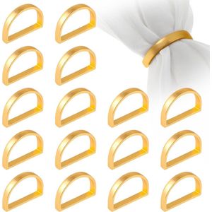 Goodivery ® Napkinringen van Metaal voor Elegante Tafeldecoratie bij Feestelijke Gelegenheden