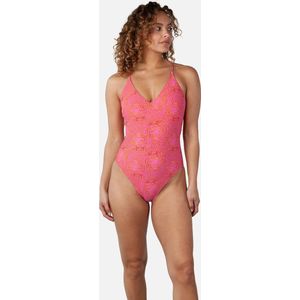 Barts Ailotte Plunge One Piece Hot Pink