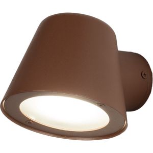Lumidora Wandlamp 75099 - Voor buiten - LUCA - GU10 - Rood - Bruin - Metaal - Buitenlamp - Badkamerlamp - IP44