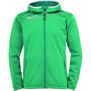 Uhlsport Stream 3.0 Hooded Jacket Lagune Groen-Wit Maat 3XL