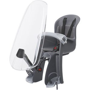 Polisport Bilby - Fietsstoeltje Voor + windscherm - Zwart