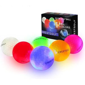 Golfballen LED golfbal gloeiende bal is geschikt voor competitie 6 PCS