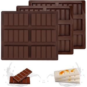 Siliconen Chocoladevorm - Voor Chocolade Bonbons en Snoep - 3 Stuks HTML Content .