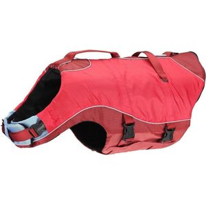 Kurgo Life Jacket Surf N Turf  Comfortabel Hondenzwemvest - Rood - Medium