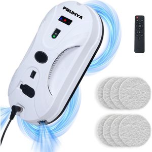 3000Pa Slimme Raamrobot met Dual Spray & Randdetectie - Automatisch Padplanning & App-Bediening voor Hoge Ramen, Geschikt voor Kantoor/Huishoudelijk Glasonderhoud