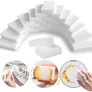 50 stuks vuilgum sponzen-gumspons voor huishouden keuken muur badkamer schoenspons Sponzen schoonmaak