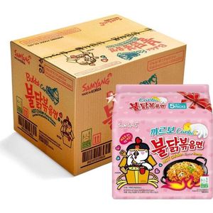 Samyang Instant Noodles Noedels Buldak (Hot chicken) Carbonara 40 x 130Gr