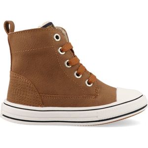 Veterschoenen | Meisjes, jongens | Cognac | Warm gevoerd | Shoesme | Maat 35