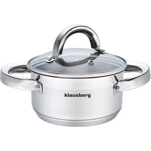 Klausberg 7120 - kookpan met deksel - 0,5L - Ø12 cm