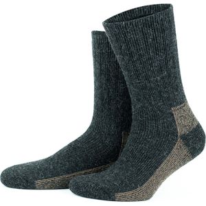 GoWith-2 paar-alpaca wollen sokken-volledige badstof-huissokken-thermosokken-cadeau sokken-maat 35-38