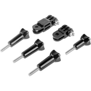 Mount Bevestiging 6-Delige Set Pivot voor GoPro en Andere Actiecamera's | Zwart / Black