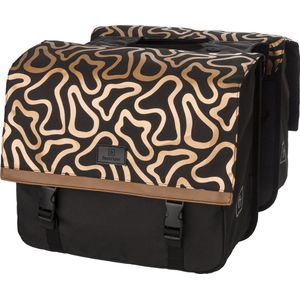 Fastrider - Fastrider Nara Dubbele Fietstas Trend - Inhoud Liter 33 Kleur Zwart - Waterafstotend polyester