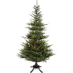 Wintervalley Trees - Kunstkerstboom Howard met LED verlichting -210x135cm - Groen