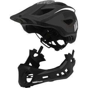 Kiddimoto Full Face helm-S-Zwart