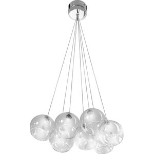 TooLight Hanglamp APP560-7CP - G4 - 7 Lichtpunten - Transparant