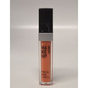 Make Up Factory Mat Lip Fluid Longlasting Lipgloss Soft Raspberry 65