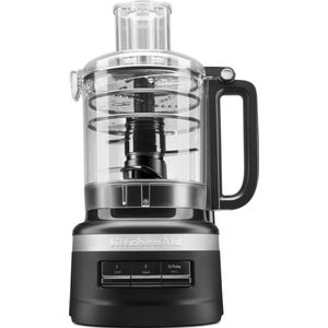 KitchenAid Foodprocessor - Multifunctionele Keukenmachine voor verschillende soort en ingrediënten - Hakken, snijden, raspen, kneden - 2,1 L, Mat zwart