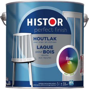 Histor Perfect Finish Houtlak Matt - 2.5L - RAL 9004 | Signaal Zwart