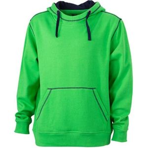 James and Nicholson Heren Lifestyle Hoodie (Groen/Zwaar)