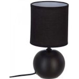 Absolu Chic-Keramische Lamp - Tafellamp - Nachtkast-Nachtlamp-Bureaulamp-E14-230v-Zwart