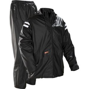 Jobman 6535 Rainsuit 65653558 - Zwart - XL