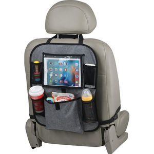 Auto organizer met tablethouder - Autostoel organiser met tabletvak - iPad houder auto - Altabebe - Grijs